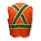 Radians Hi-Vis Econ TpR/Cl2 Msh XBk Vest/2Tn Trm-Org-3X SV22X-2ZOM-3X - alternate 4